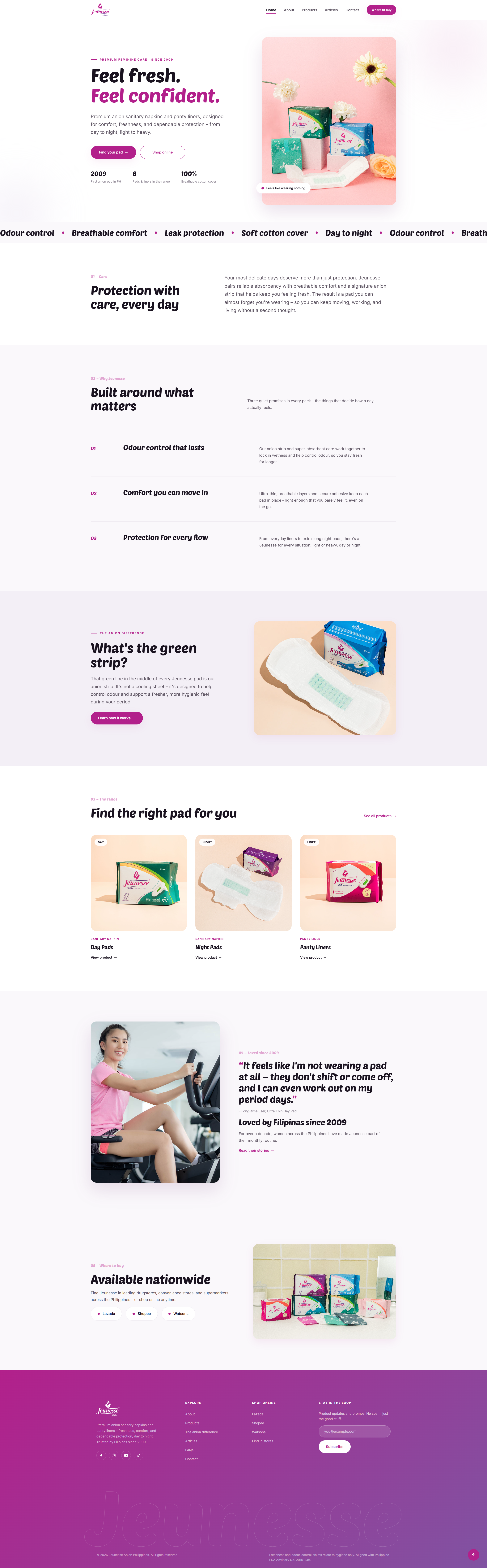 Preview of homepage direction A